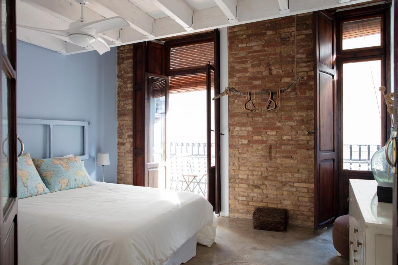 ולנסיה Florit Flats - Charming Apartment With Interior Terrace In Cabanyal Near The Beach מראה חיצוני תמונה