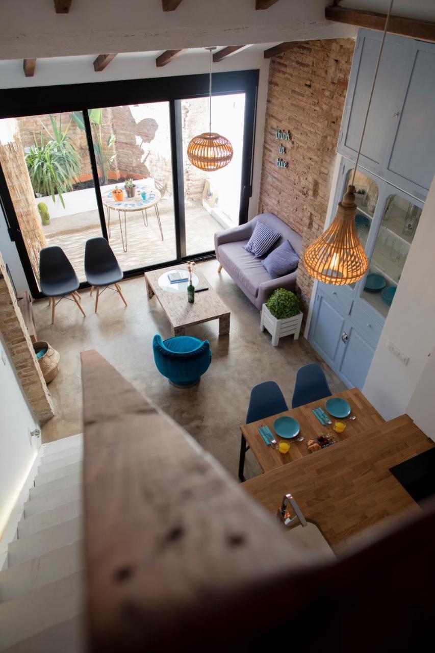 ולנסיה Florit Flats - Charming Apartment With Interior Terrace In Cabanyal Near The Beach מראה חיצוני תמונה