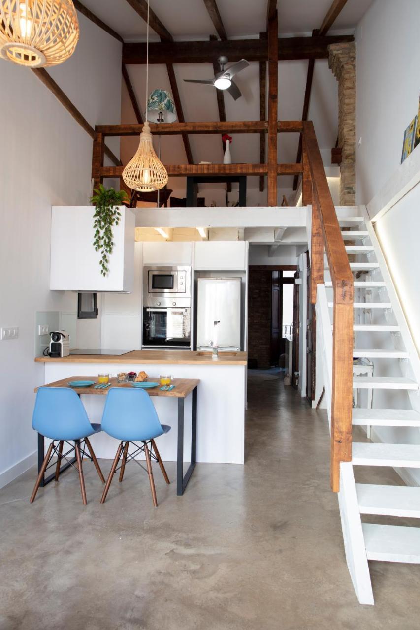 ולנסיה Florit Flats - Charming Apartment With Interior Terrace In Cabanyal Near The Beach מראה חיצוני תמונה