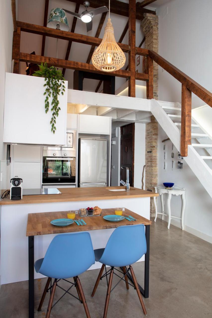 ולנסיה Florit Flats - Charming Apartment With Interior Terrace In Cabanyal Near The Beach מראה חיצוני תמונה